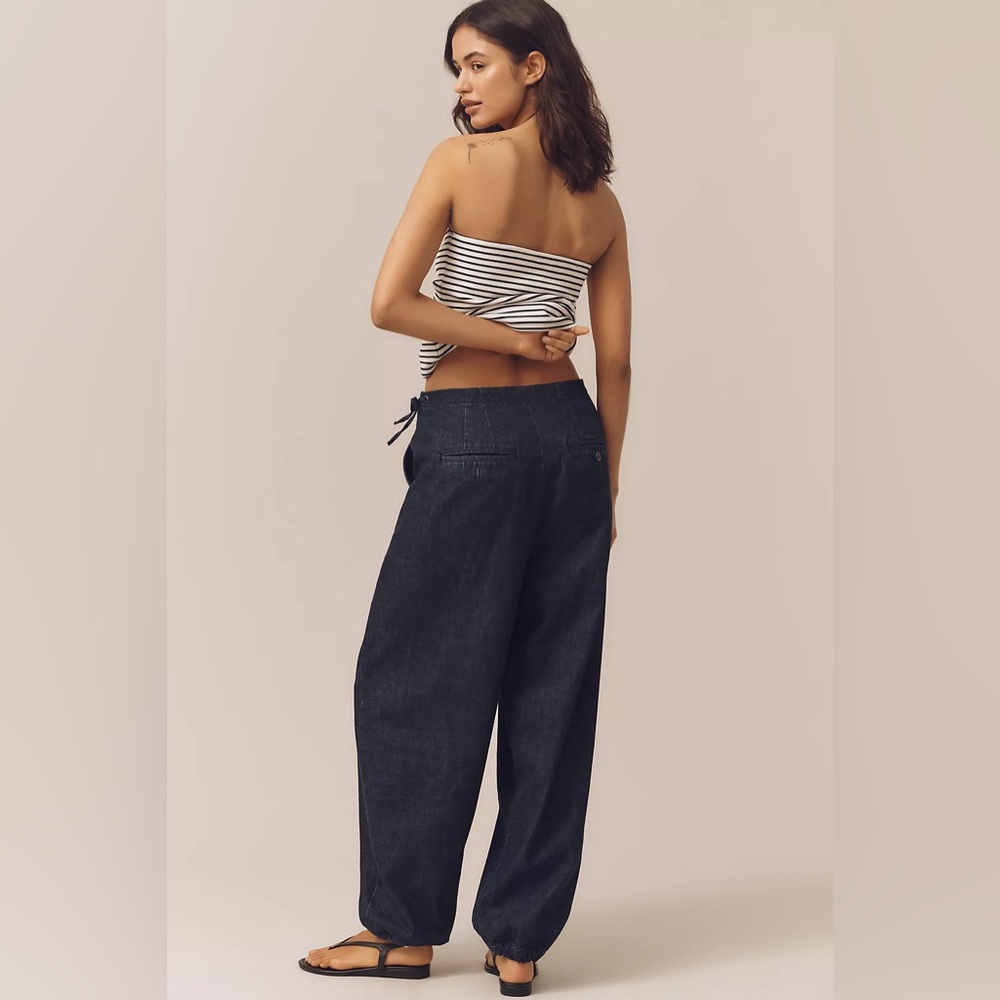 Anthropologie Pilcro Mid-Rise Pull-On Jogger Jeans New Size 32 - Picture 3 of 8